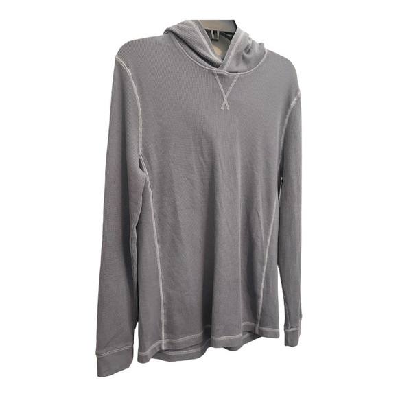 TREASURE & Bond gray thermal lightweight hoodie - Picture 2 of 11